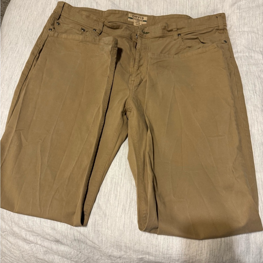 Orvis Men's Brown Chinos